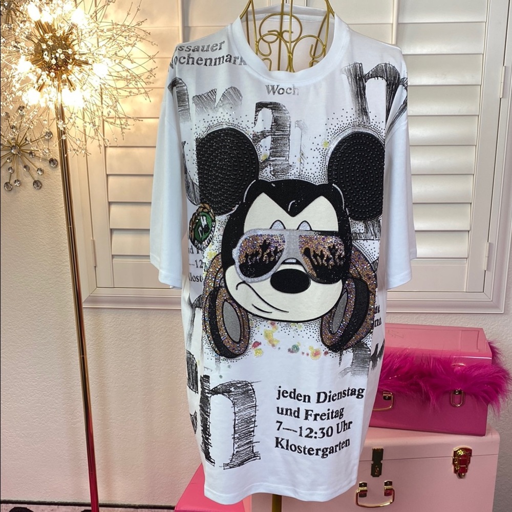 Crystal Mickey Vibe Graphic Tee